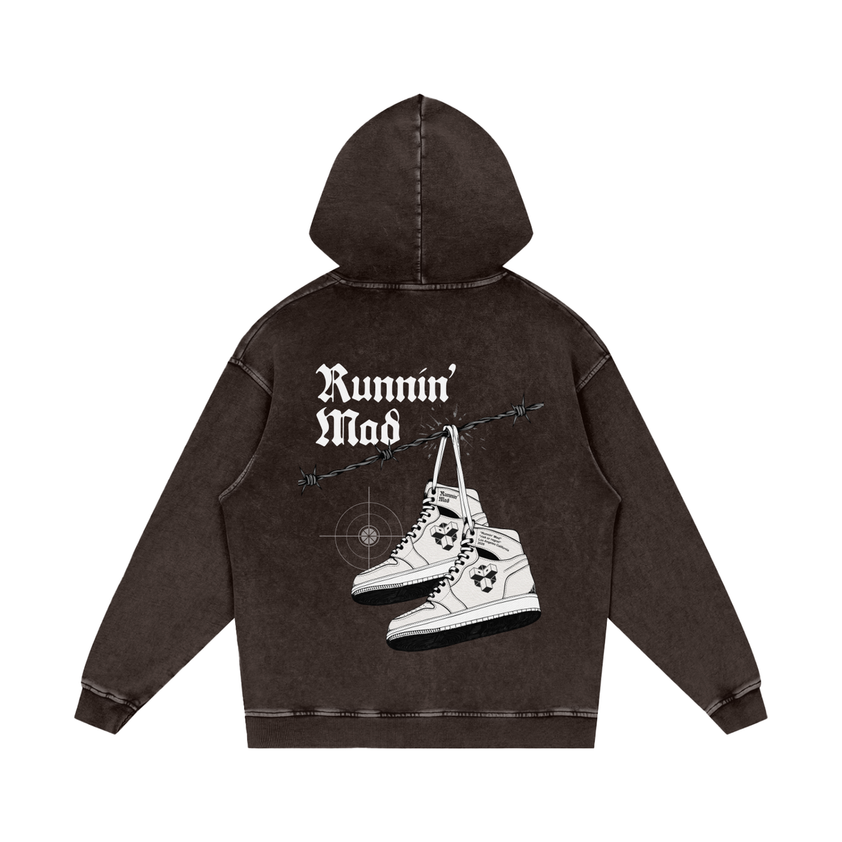 Proppaganda Snow Washed Loose Cotton Hoodie