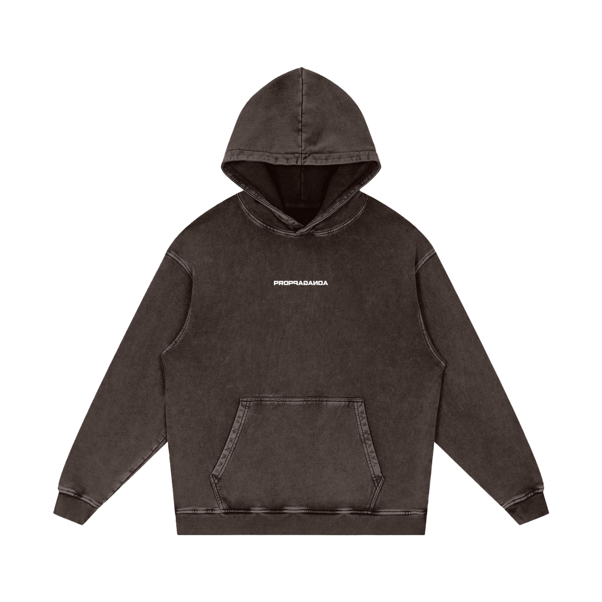 Proppaganda Snow Washed Loose Cotton Hoodie
